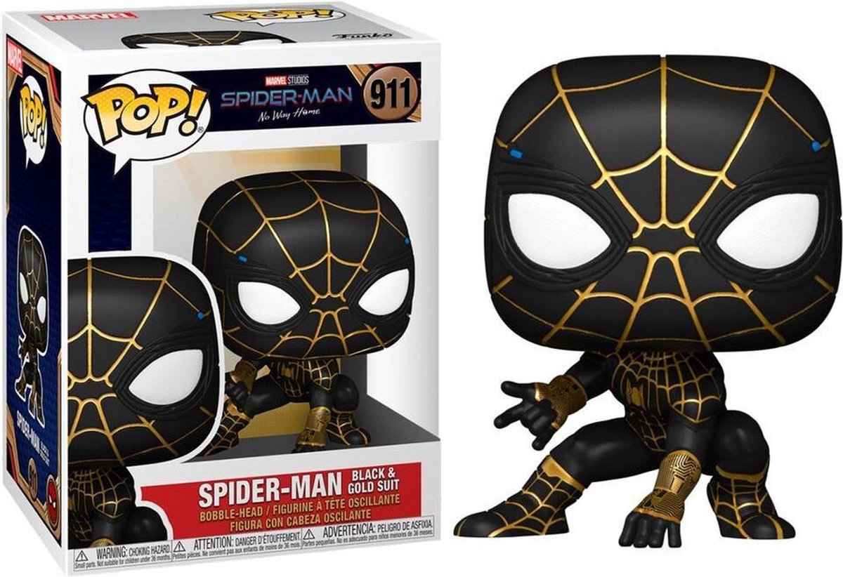 Spider-Man (Black & Gold Suit) -   Pop! - Spider-Man: No Way Home