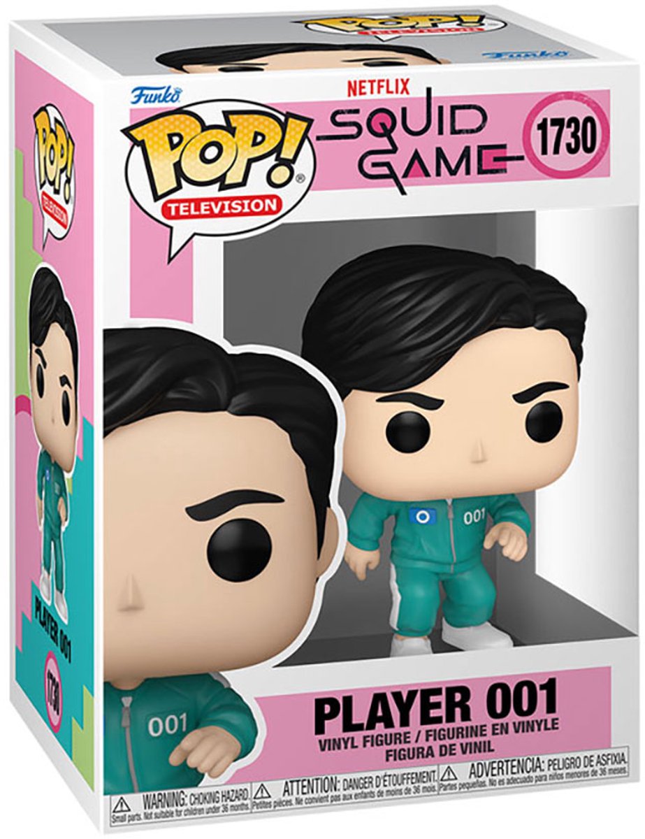 Squid Game Player 001 vinylfiguur 1730 Unisex   Pop! - Neutraal - Standard