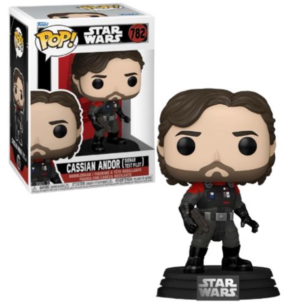 Star Wars Cassian Andor (Chase Edition mogelijk!) vinylfiguur 782 Unisex   Pop! - Neutraal - Standard