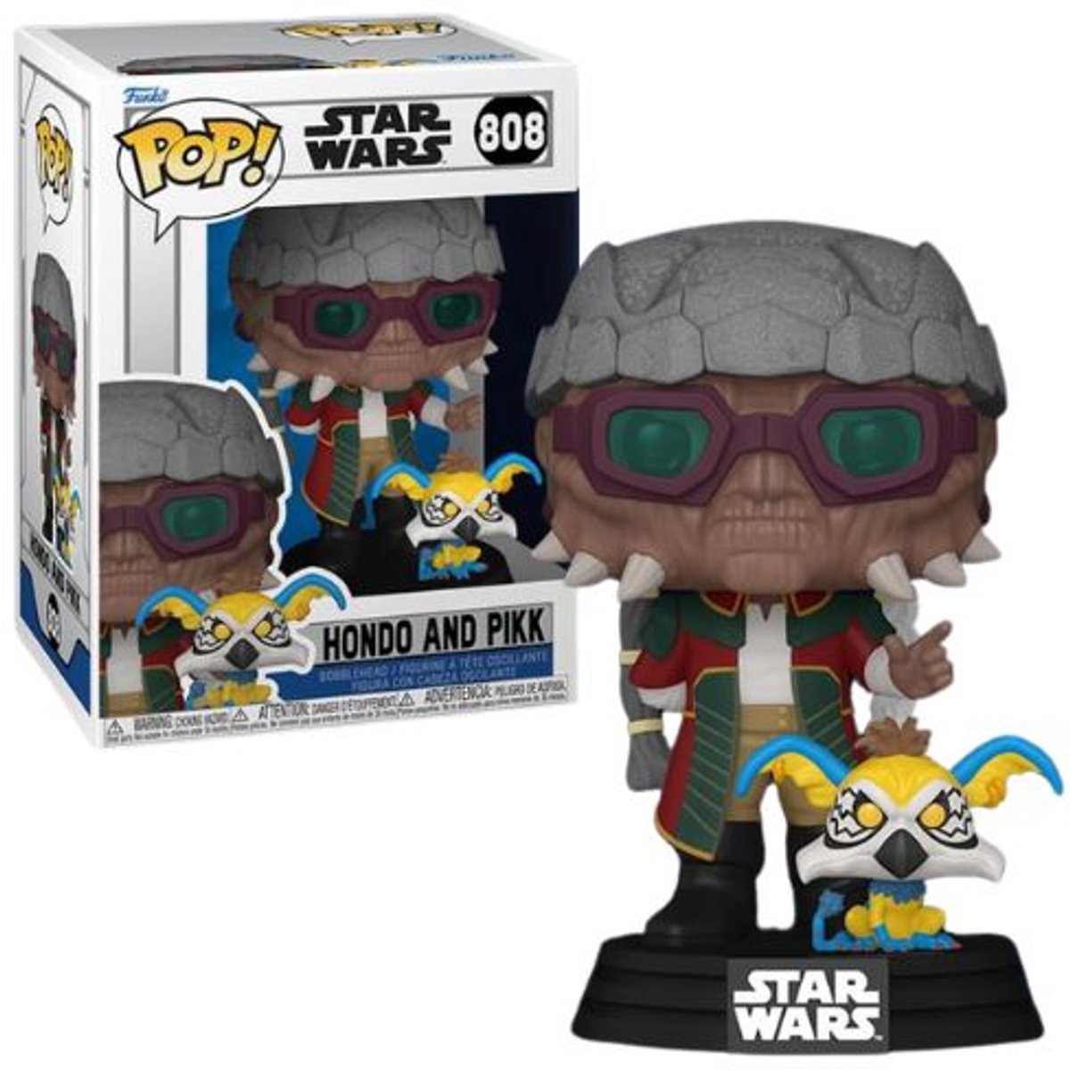 Star Wars Hondo And Pikk vinylfiguur 808 Unisex   Pop! - Neutraal - Standard