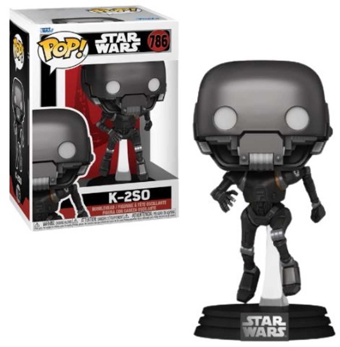 Star Wars K-2SO vinylfiguur 786 Unisex   Pop! - Neutraal - Standard