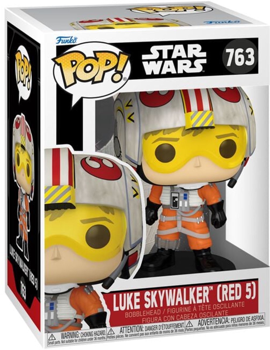 Star Wars Luke Skywalker (RED 5) vinylfiguur 763   Pop! standaard Unisex