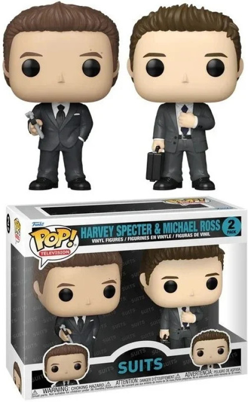 Suits   Pop Vinyl: Harvey Specter / Michael Ross 2-pack