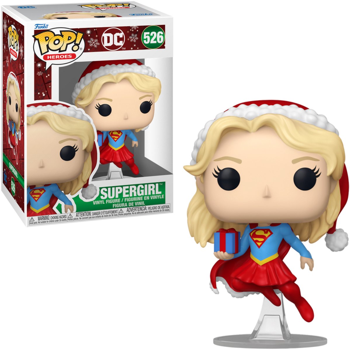 Superman Supergirl (Holiday 24) vinylfiguur 526   Pop! meerkleurig