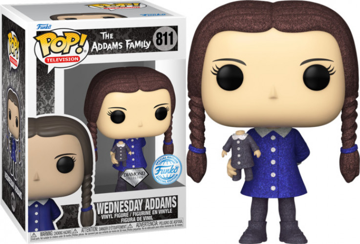 The Addams Family Classic   Pop Vinyl: Wednesday Addams (Diamond Glitter)