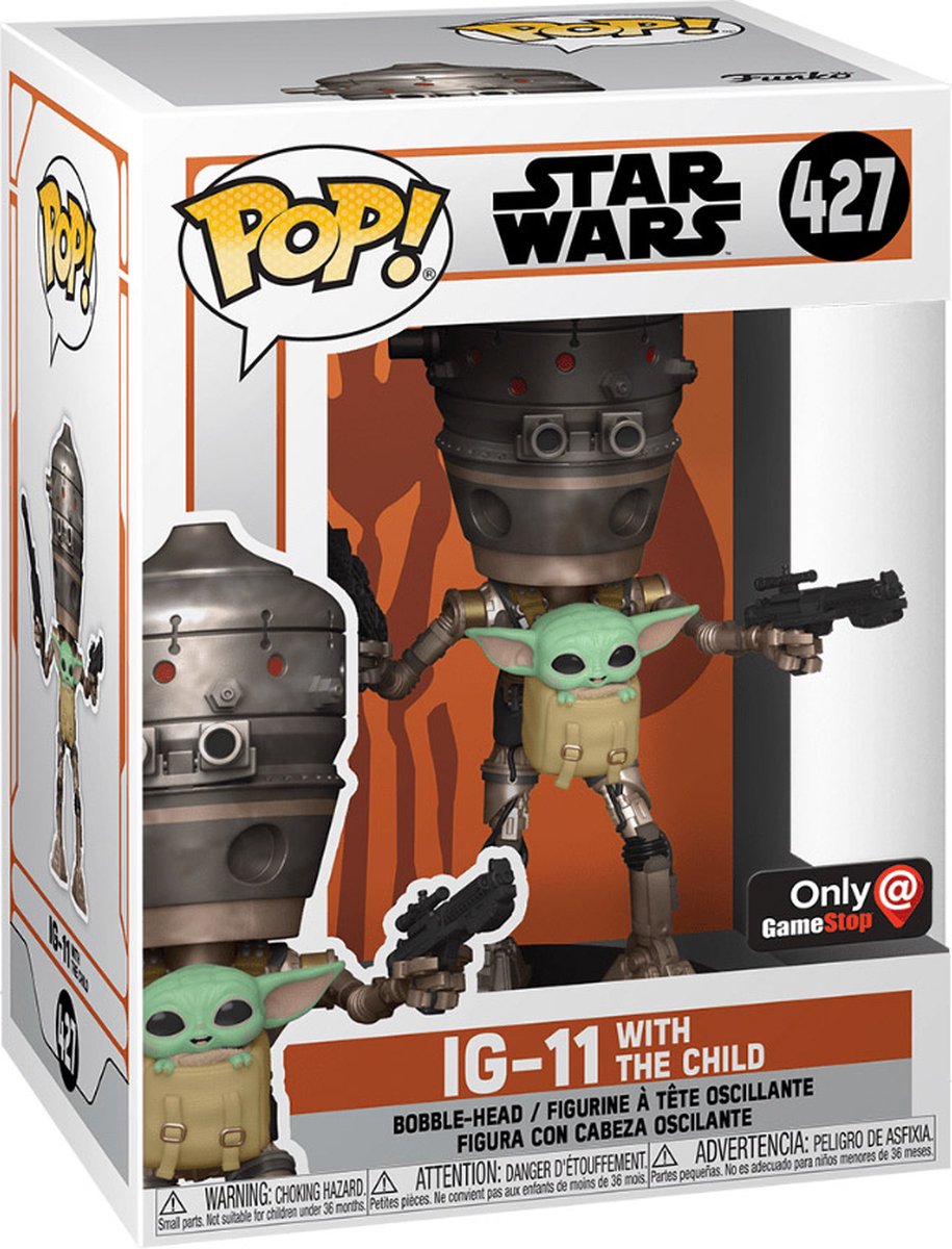 The Mandalorian - POP N° 427 - IG-11 w/Child SE