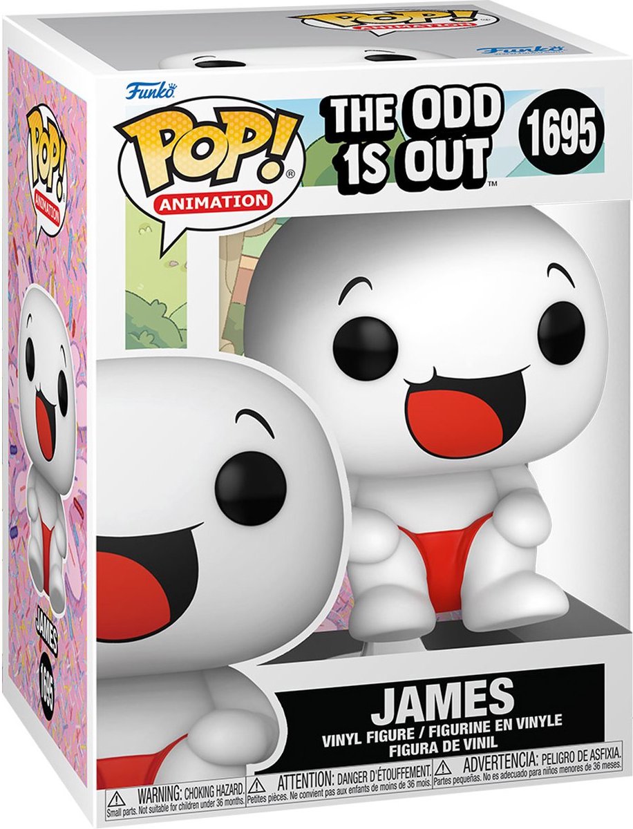 TheOdd1sOut James Vinyl Figur 1695   Pop! meerkleurig PVC - Fan merch, TV-series
