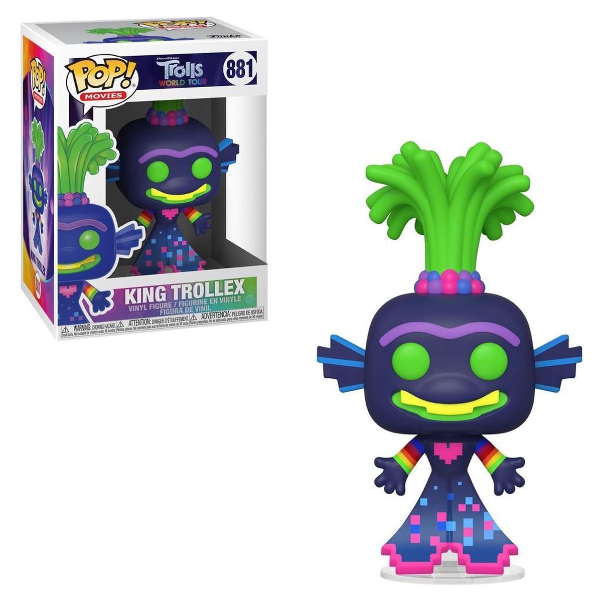 Trolls World Tour - Bobble Head POP N° 881 - King Trollex