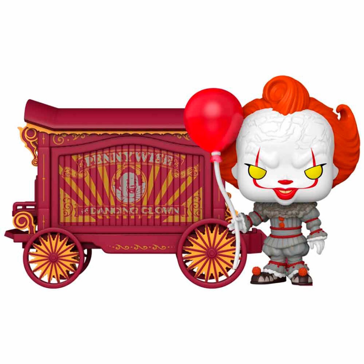 Welcome to Derry Pennywise & Wagon (Pop! Town) Vinyl Figur 49 Unisex   Pop! - Neutraal - Standard