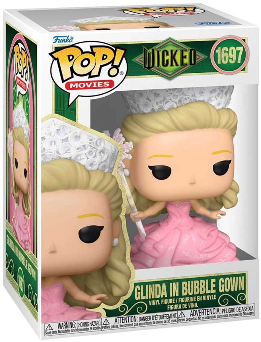 Wicked Glinda in Bubble Gown Vinyl Figur 1697   Pop! meerkleurig