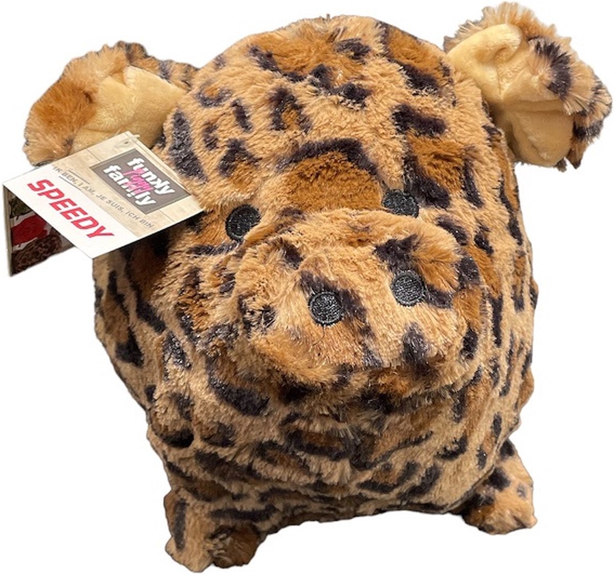 Funky Piggy Leopard Knuffel