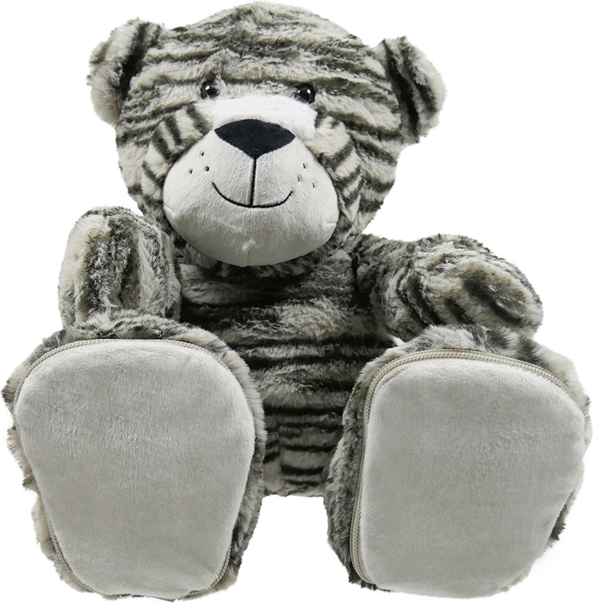 Sole Mates, Knuffel Tijger 45cm met verwisselbare zooltjes