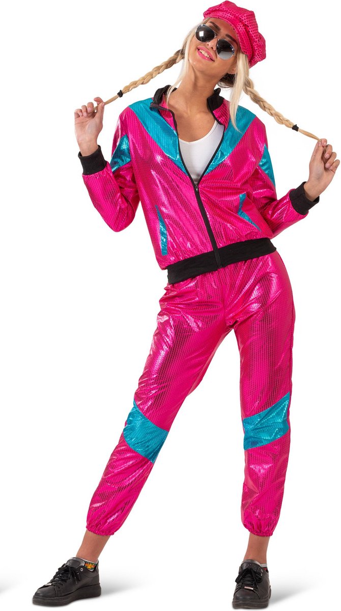 Fout Trainingspak Patsy Roze Pailletten Dames - Maat 44/46
