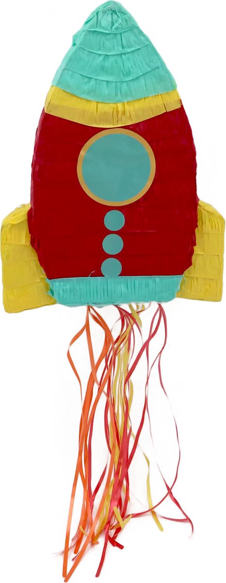     van papier - Space/raket thema 42x32 cm - Verjaardag