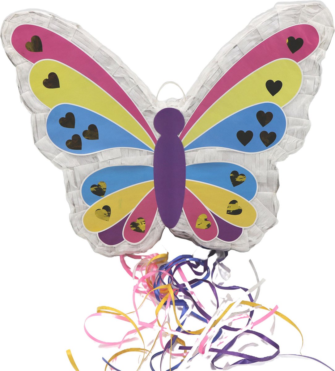     van papier - Vlinder thema 42x32 cm - Verjaardag