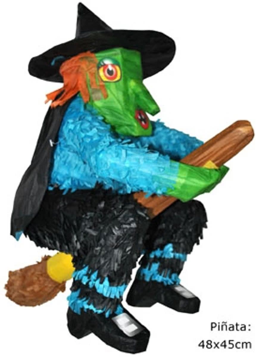 Heks Halloween pinata 48 cm