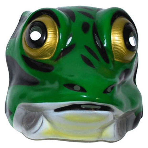 Kikker masker groen voor volwassenen - Verkleedmaskers