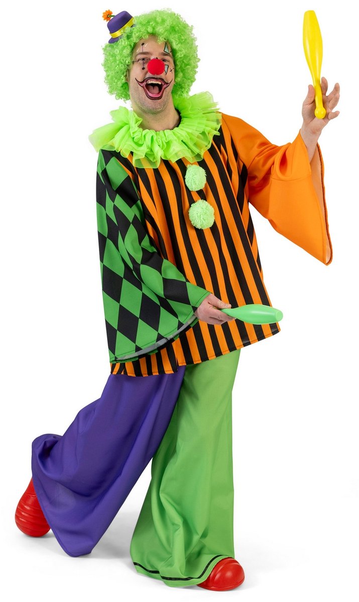 Lachen Met Clown Pierolino Kostuum