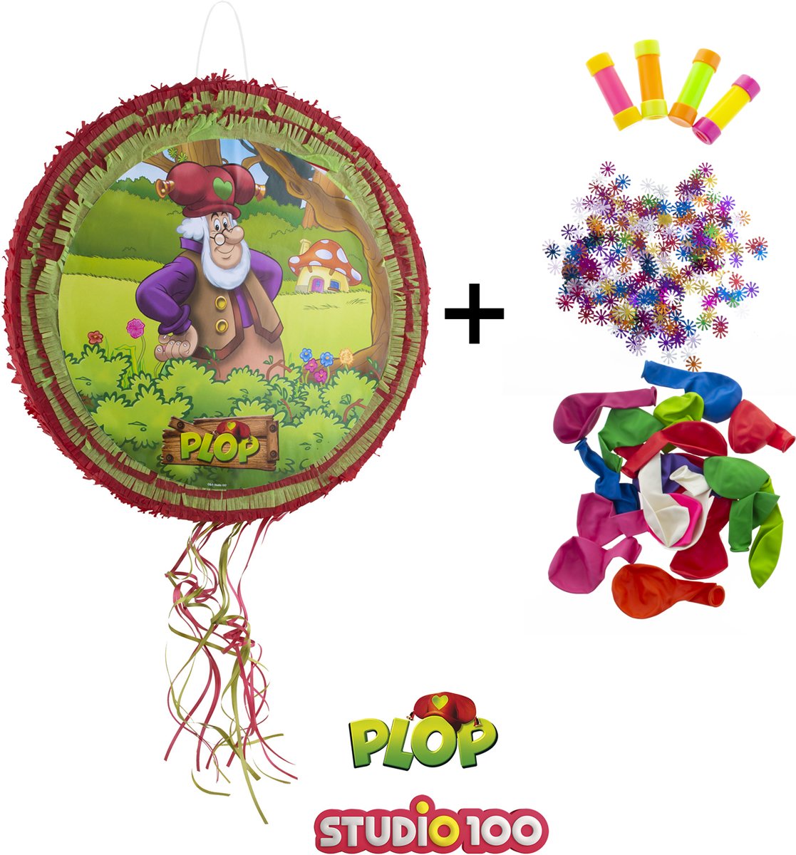   Kabouter plop + vulling om de pinata te vullen