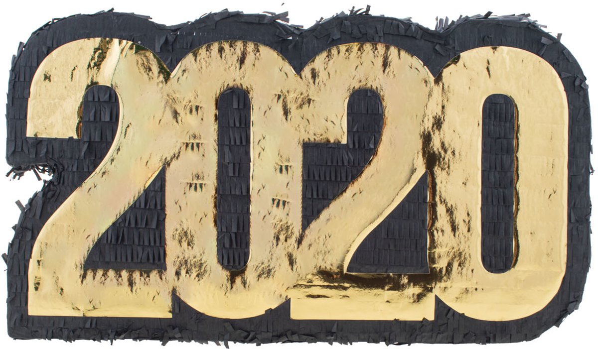   Nieuwjaar 2020 - 55 x 30 x 10 cm