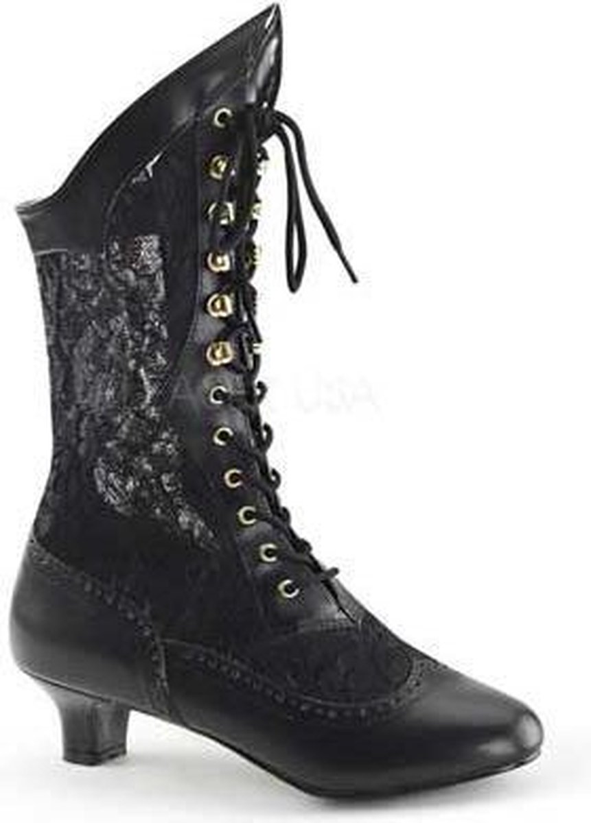 Funtasma Enkellaars -41 Shoes- DAME-115 US 11 Zwart