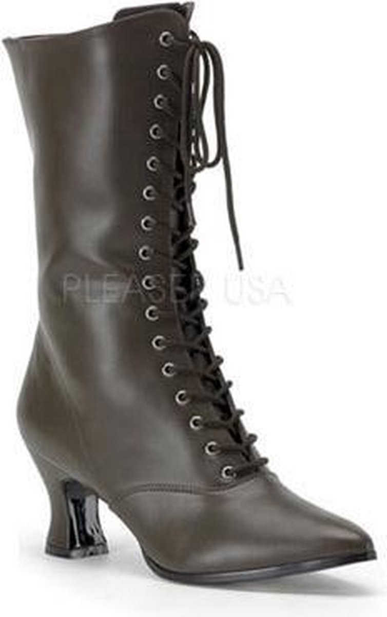 Funtasma Enkellaars -42 Shoes- VICTORIAN-120 US 12 Bruin