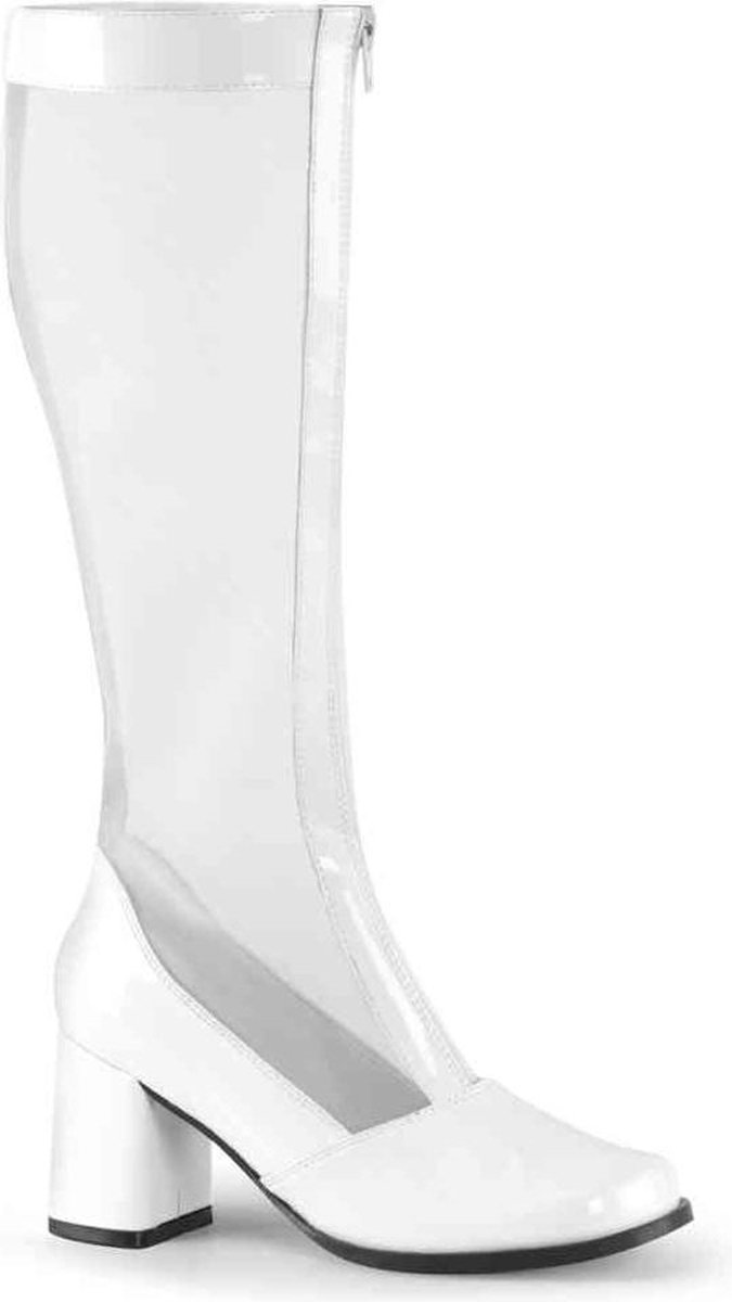 Funtasma Laarzen -38 Shoes- GOGO-307 US 8 Wit/Transparant