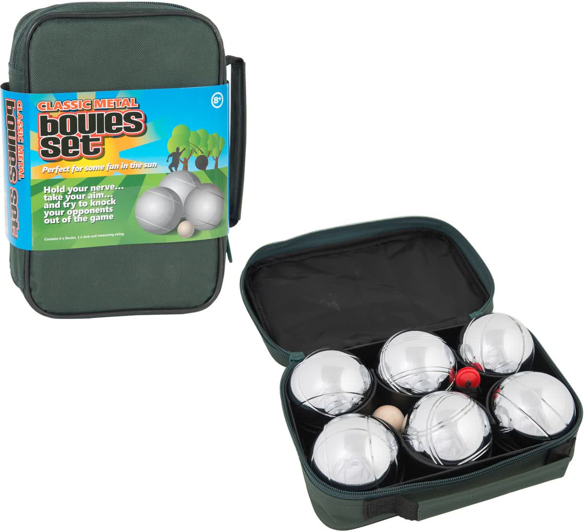 Metalen Jeu de Boules Set van 6
