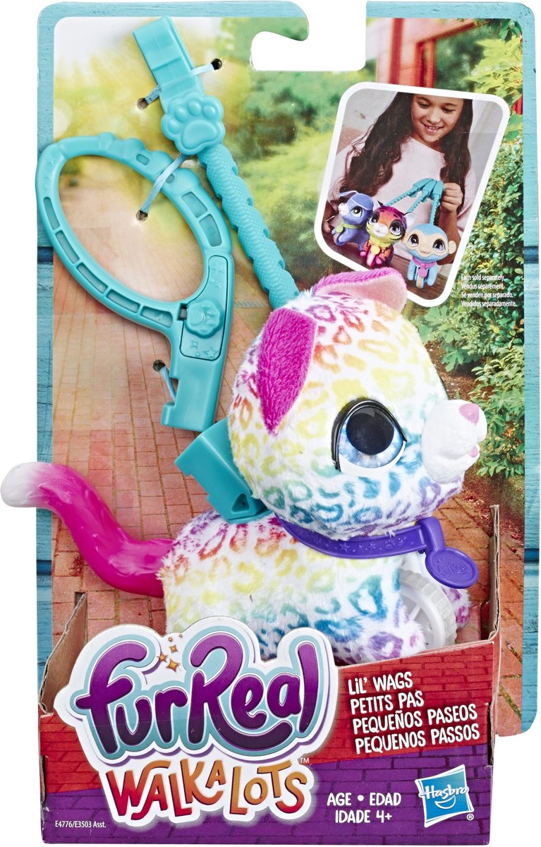 FurReal Walkalots Lil Wags Kat Gekleurd - Knuffel