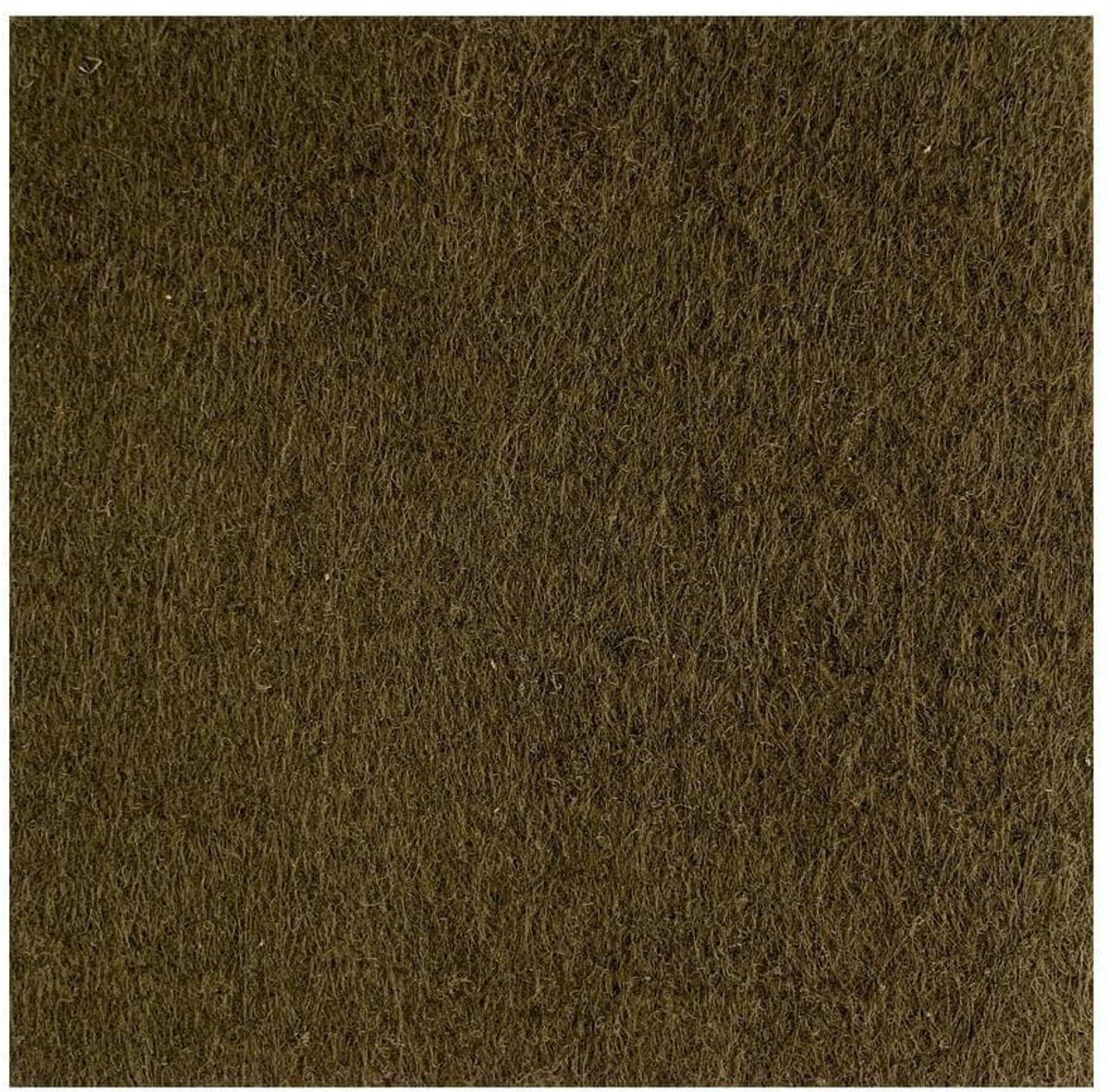 FLE - Plakvilt vierkant 20 bij 20 cm en hoogte 0,35 cm bruin - op maat te knippen