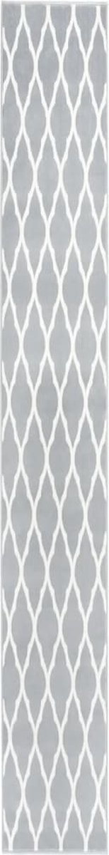 Furniture Limited - Tapijtloper 60x500 cm BCF grijs en wit