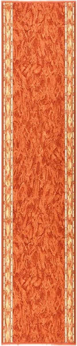 Furniture Limited - Tapijtloper anti-slip 100x450 cm terracottakleurig