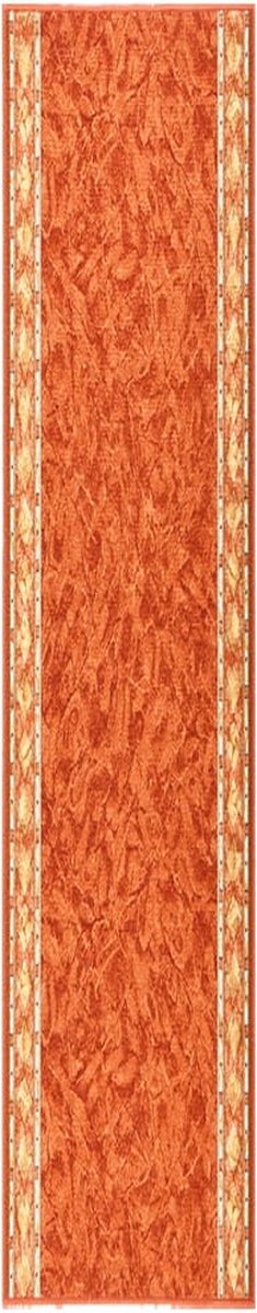 Furniture Limited - Tapijtloper anti-slip 100x500 cm terracottakleurig