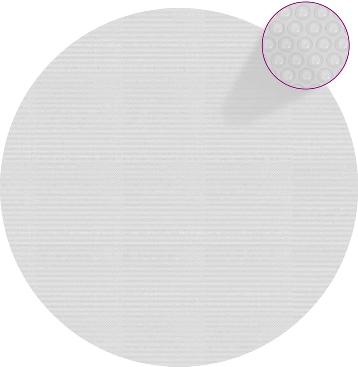 Furniture Limited - Zwembadfolie solar drijvend 250 cm PE grijs