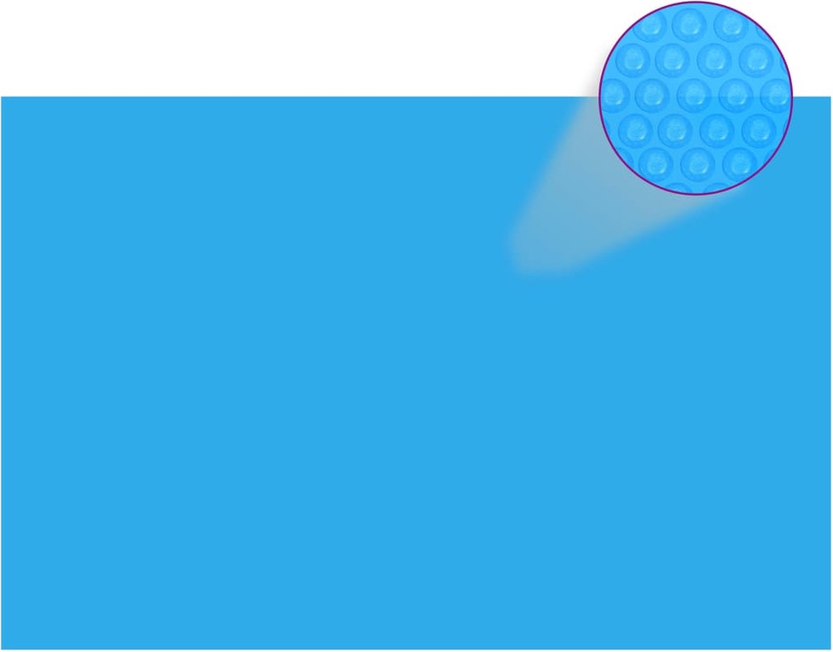 Furniture Limited - Zwembadhoes rechthoekig 600x400 cm PE blauw