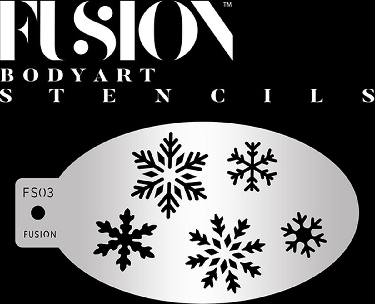 Let It Snow - Snowflakes Schmink Stencil