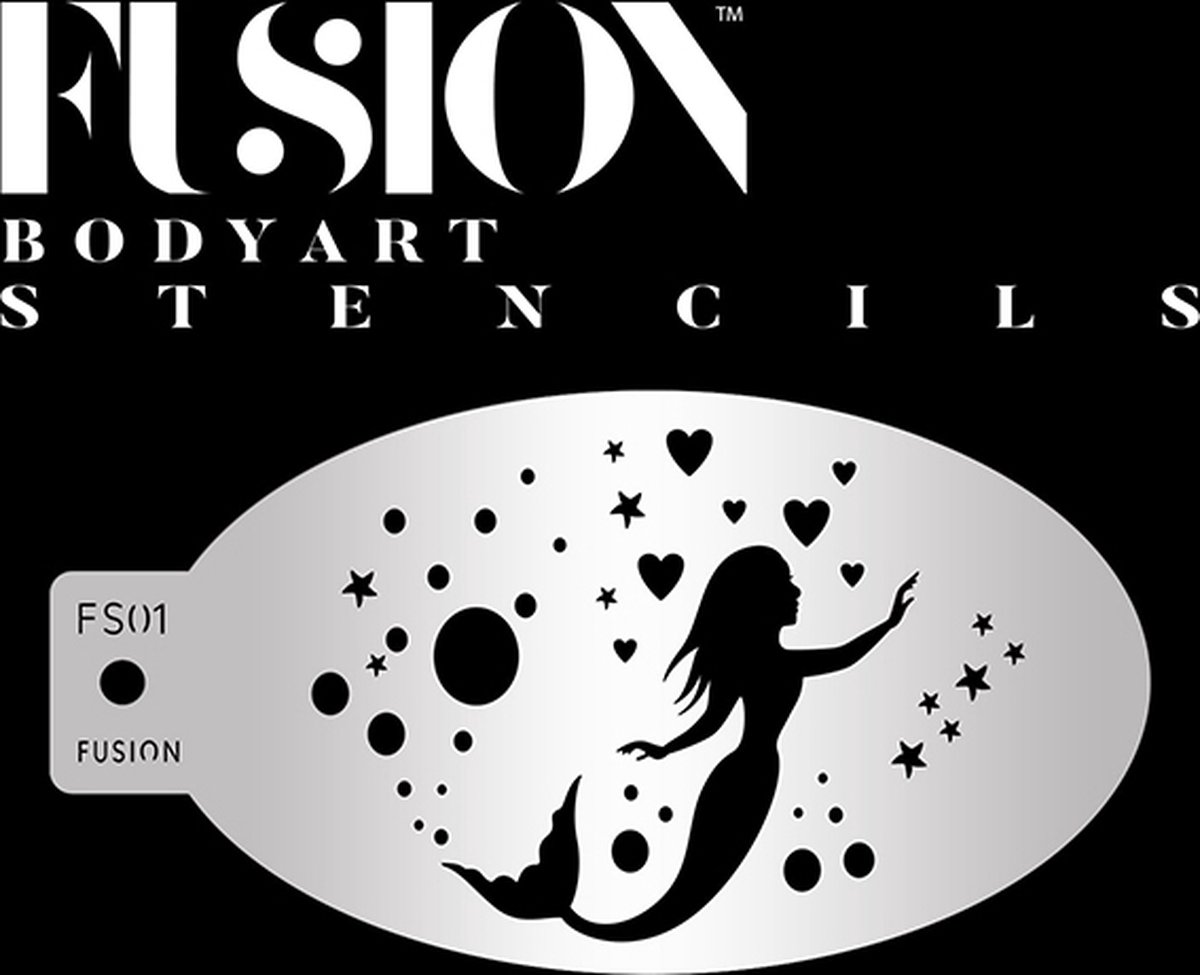 Mermaid Story Schmink Stencil