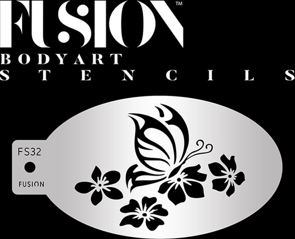 Vlinder Schmink Stencil