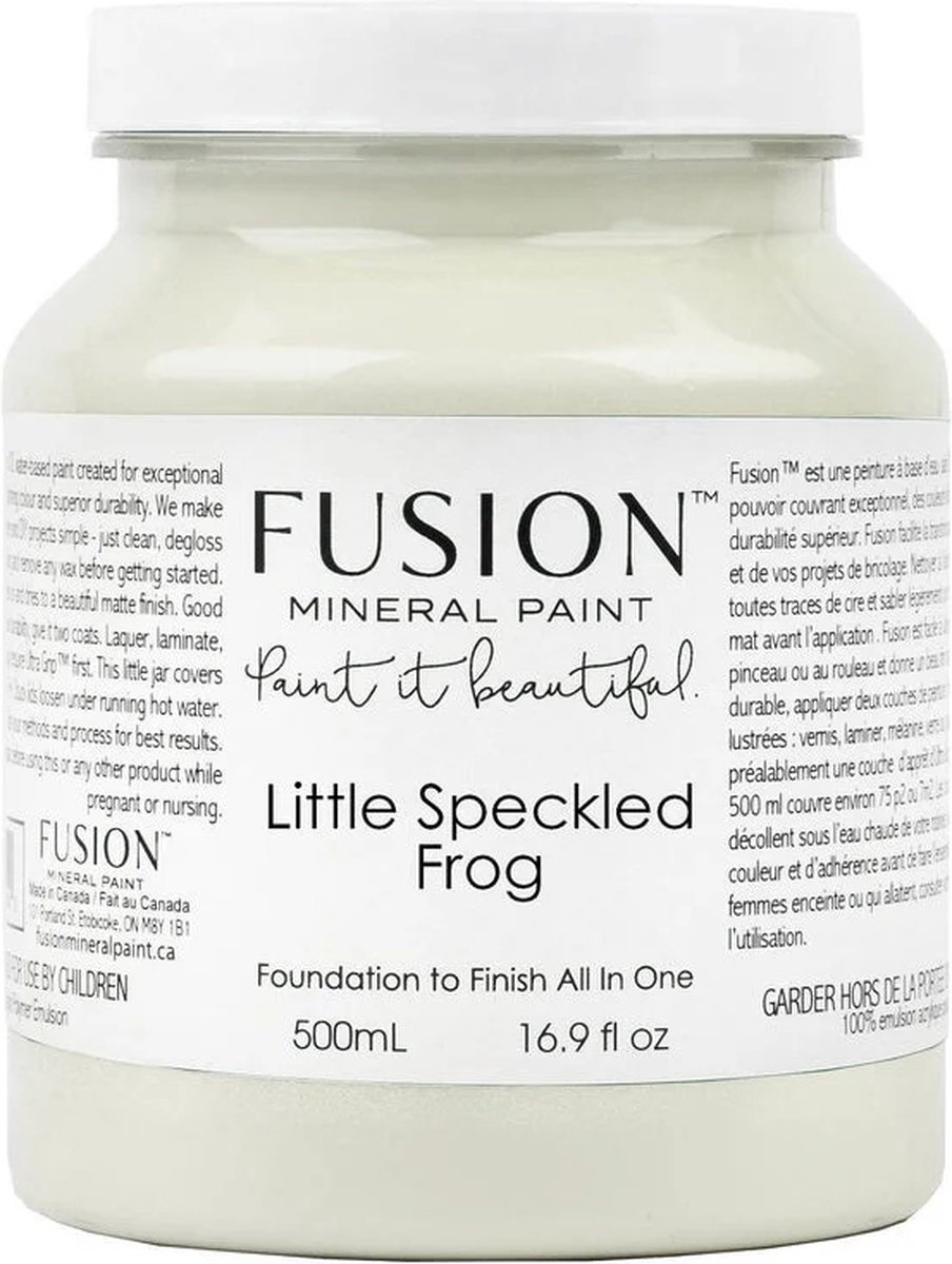 Fusion Mineral paint - Meubelverf - Mint groen - Acrylverf - Little Speckled Frog - 500 ml