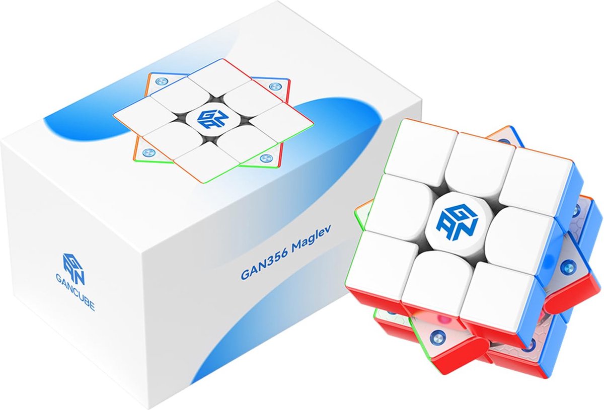 GAN 356 Maglev SpeedCube - Magnetisch - Stickerless - 3x3 Draai Kubus