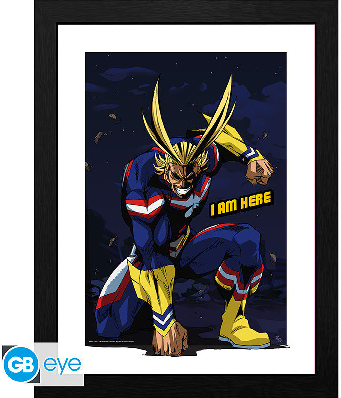 My Hero Academia Framed Print - All Might