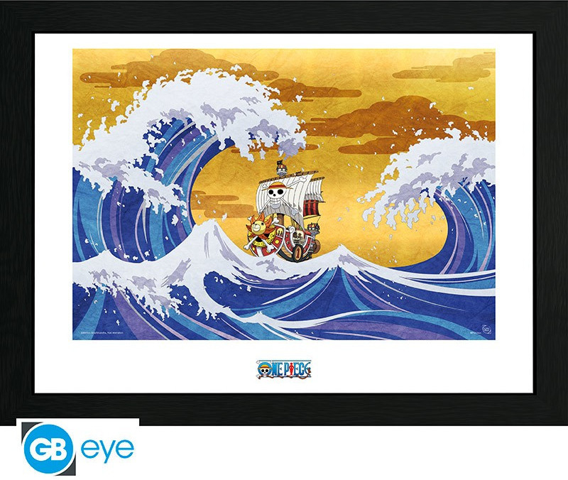 One Piece Framed Print - Thousand Sunny (30x40cm)
