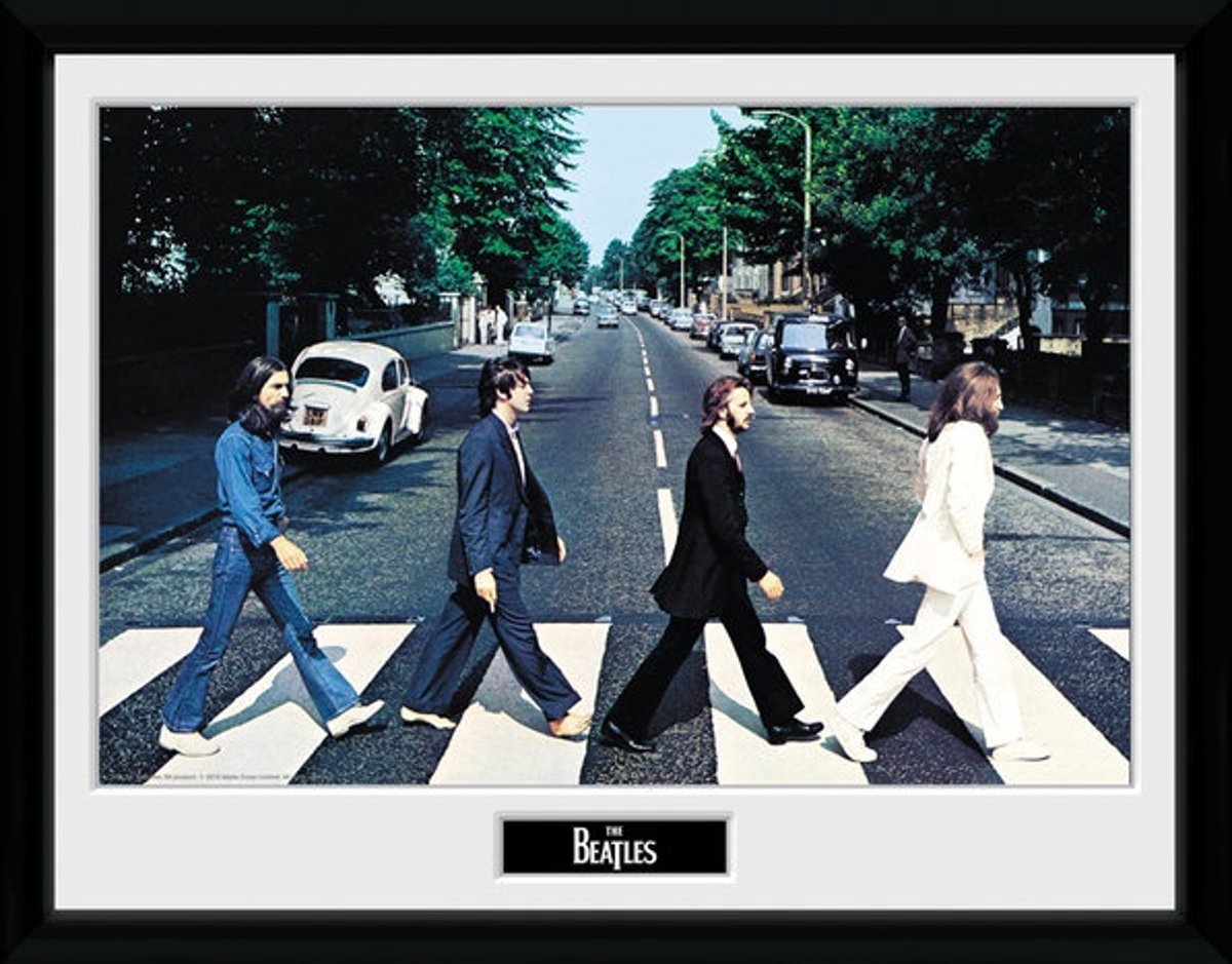 Gb Eye Poster In Lijst The Beatles Abbey Road 30 X 40 Cm
