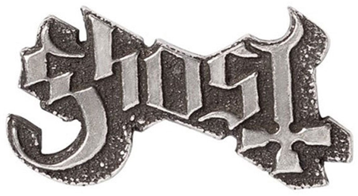 Ghost Logo Unisex Speld - zilverkleurig - Standard