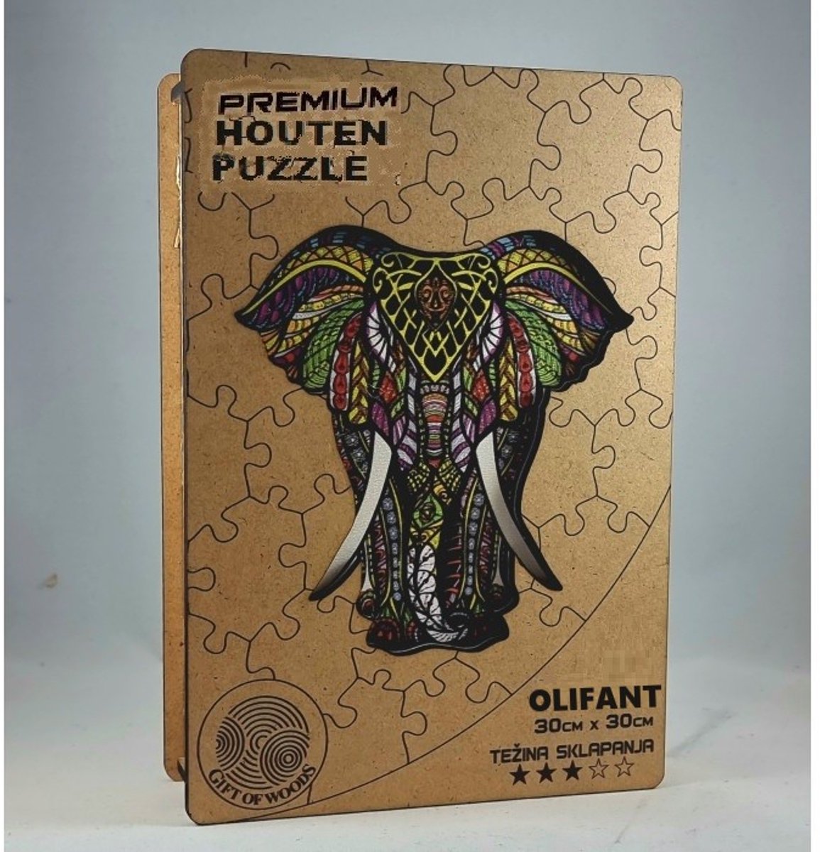 Houten Legpuzzel GIFT OF WOODS - OLIFANT