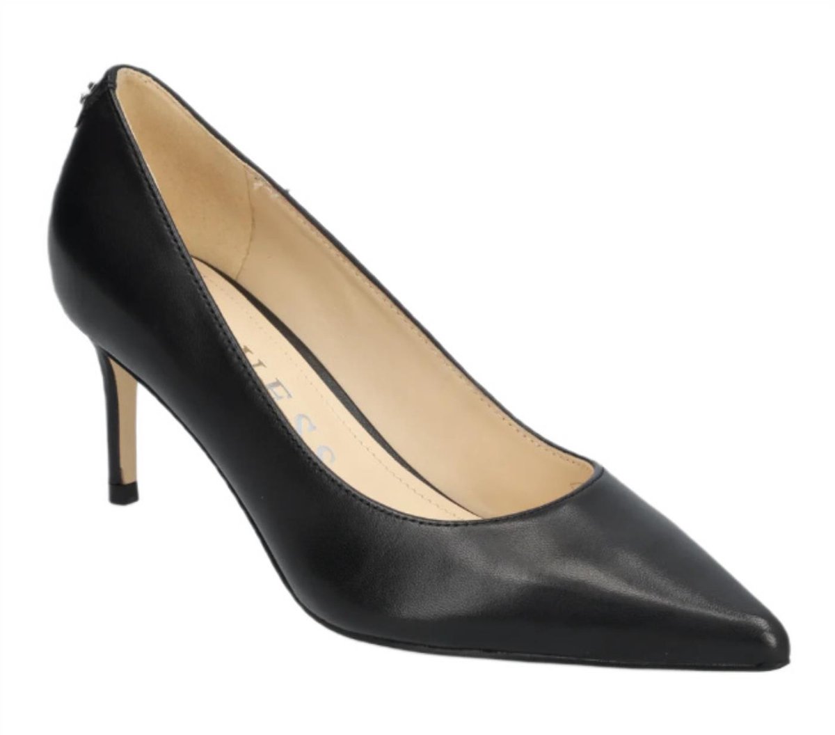 GUESS BRAVO4 Luxueuze Zwarte Dames Stilettos - Natuurlijk Leer EU 37