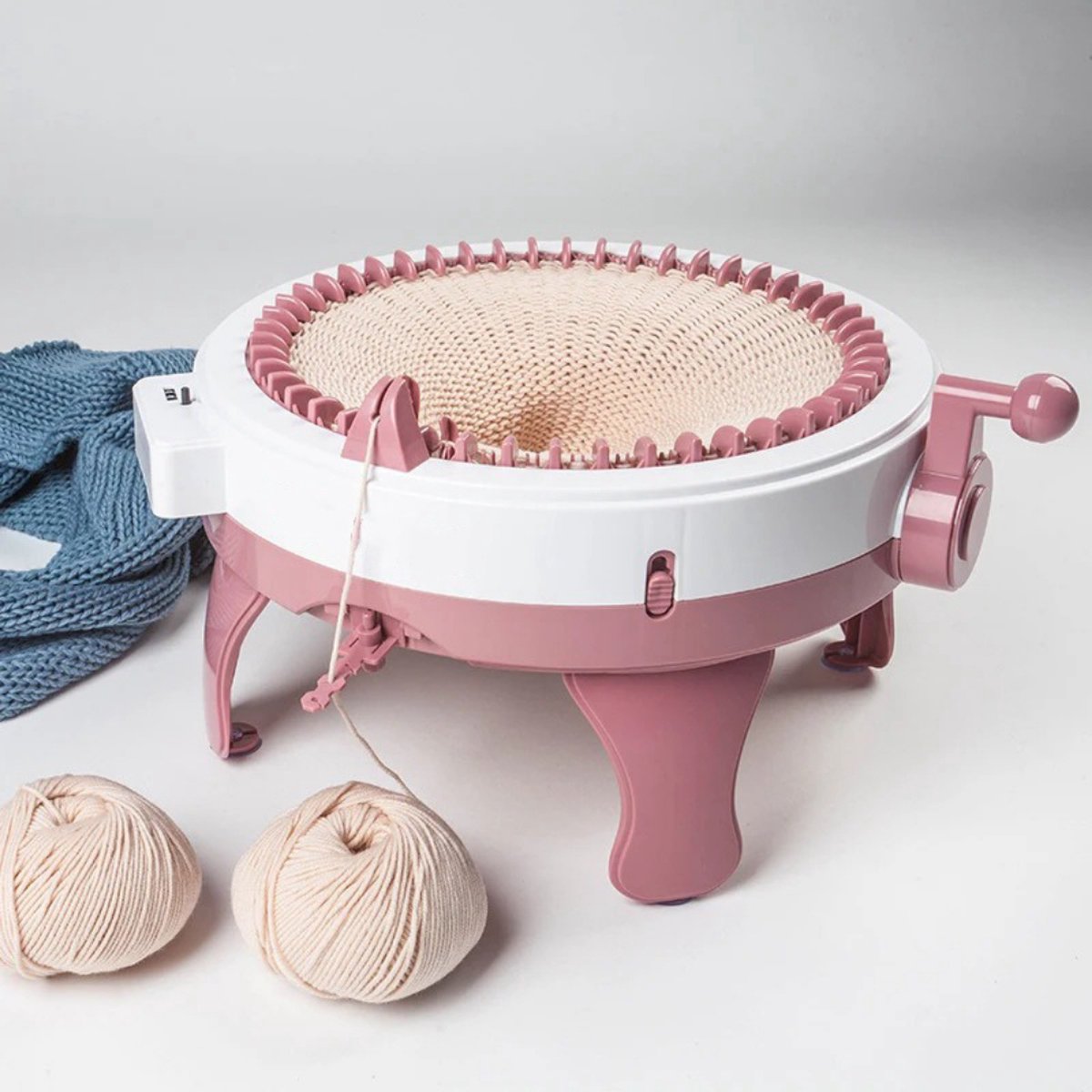 Breimachine 48 Haaks - Breimolen Volwassene Instelbare Strakheid - Knitting Machine Hoeden Handschoenen En Nog veel Meer!