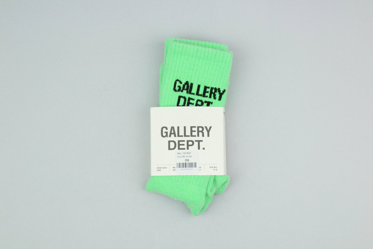 Gallery Dept. Socks Flo Green.
