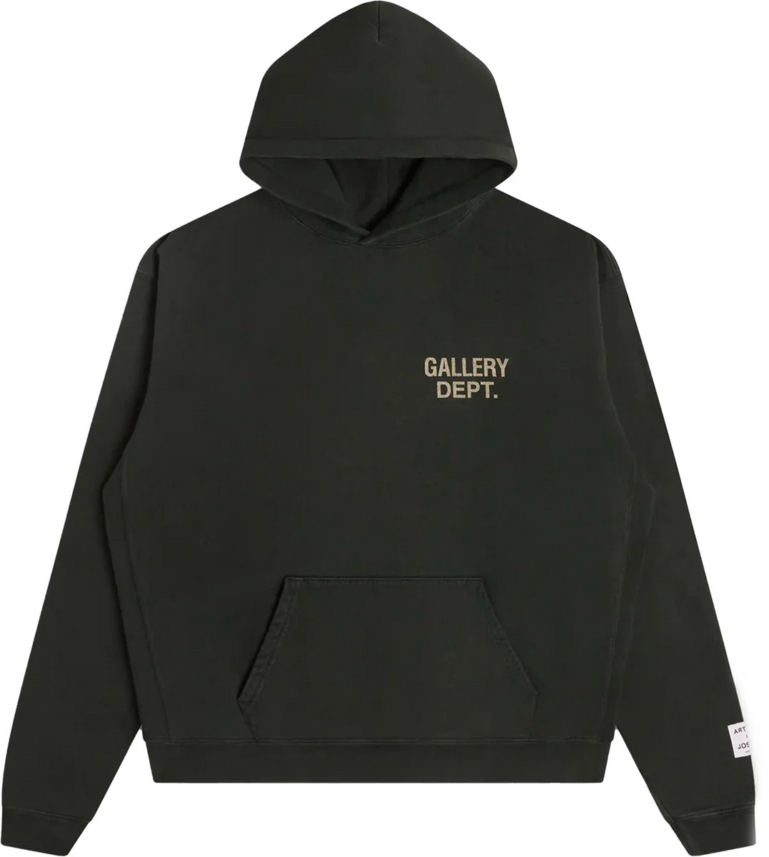Gallery Dept. Souvenir Logo Hoodie Vintage Black.