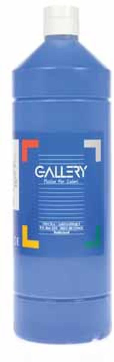 Gallery plakkaatverf flacon van 1 l donkerblauw